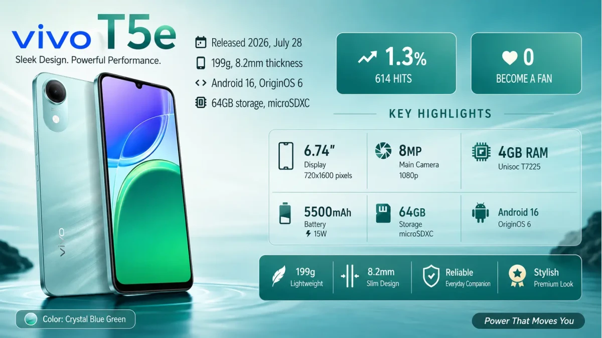 vivo T5e price in Bangladesh